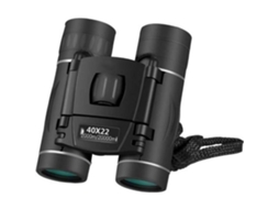 Binóculos 40x22 Hd Bak4 Fmc Optics, Telescópio Mini Dobrável de Longo Alcance 2000m, Preto BRILVIBERA