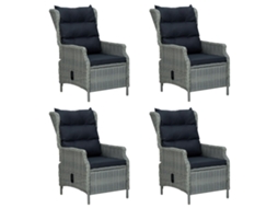 Dining Set, Dining Sets Vidaxl Cinzeto Rattan / Vime (n/a)
