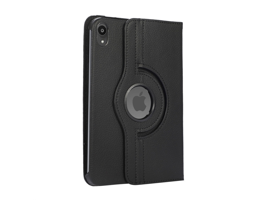 Capa Com Teclado Bluetooth Compatível Com Ipad 7/8/9 10.2, Giratória 360°, Suporte Integrado, Cor Preto
