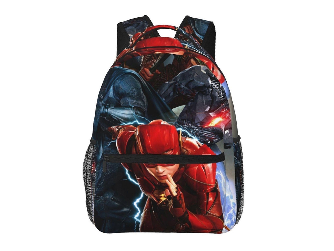 Mochila Da Liga Da Justiça X161 Para Escola E Trabalho, Leve E À Prova Dágua, Mochila Estilosa Para Estudantes E Adultos V161 Olysi Shop