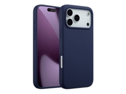 Capa De Silicone Magsafe Rvelon Para Iphone 17 Pro - Azul Escuro