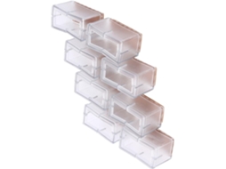 Protetores De Pés Cadeira, Material Pvc Com Sola De Borracha Antiderrapante, Conjunto De 8 Peças, Evita Arranhões No