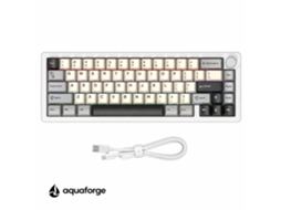 Teclado Mecânico Tri-modo Rgb Branco