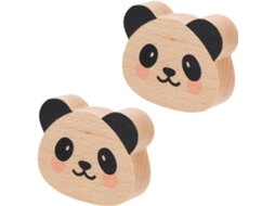 Conjunto de 2 Ganchos de Parede de Madeira, para Decoração, Escritório, GOKOCO