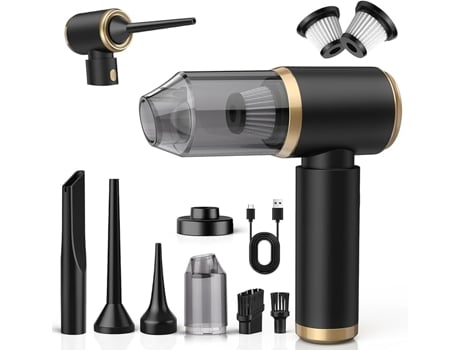 Aspirador Portátil E Recarregável De 15000 Pa Com 2 Níveis De Potência, Ideal Para Casa, Sofá, Animais De Estimação, Carro E Cozinha. Jaicom