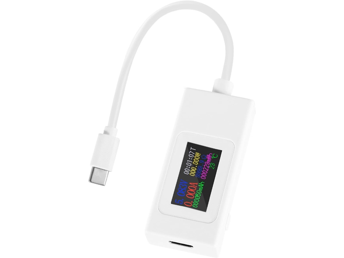 Testador Usb-c Multifuncional 4-30v 5a (branco)