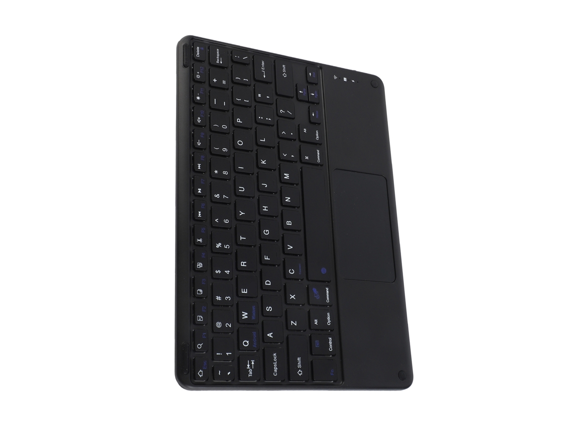 Teclado Inalámbrico Bluetooth com Painel Táctil, 78 Teclas, Ultra fino, Silencioso, para Android e Windows