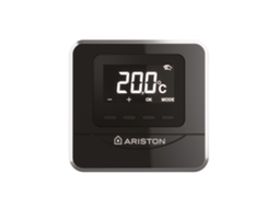 Termostato inteligente ARISTON, Cube Black, compatível com o aplicativo ARISTON Net