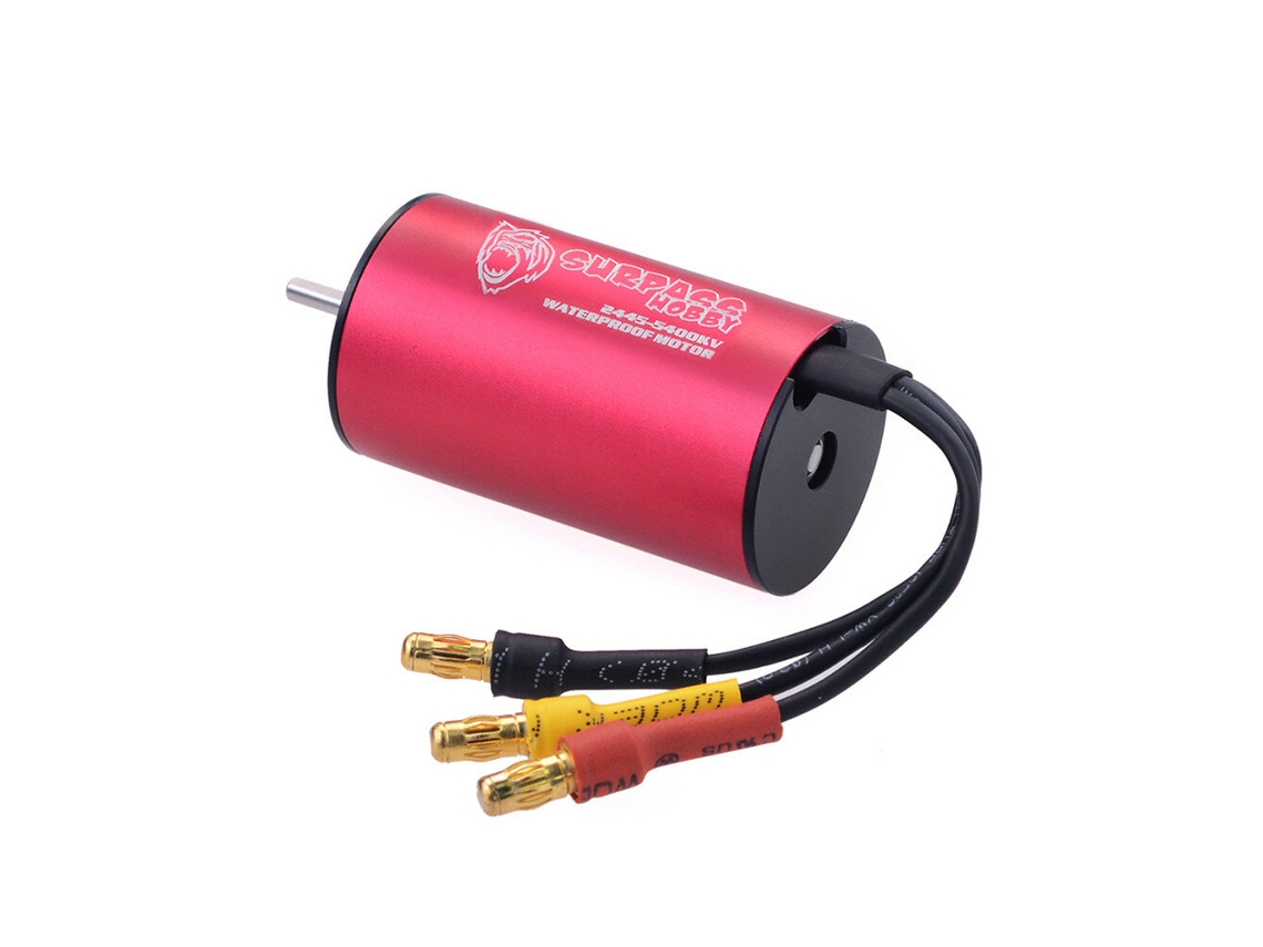 Motor Brushless À Prova de Água Surpass Hobby Série 2445 Kk, 2s, 3000/3600/5400kv para Carros Rc 1/16 e 1/18. MDUG