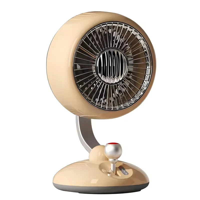 (marrom) Ventilador De Mesa Elétrico Oscilante Sem Fio De Três Velocidades
