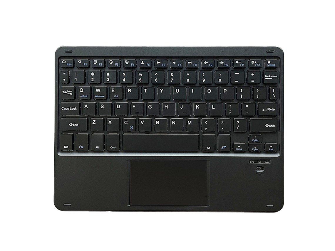 MEOIRUERY Teclado Bluetooth Sem Fio Ultrafino Com Touchpad Teclado Recarregável Universal Para Ipad Ios Android Windows