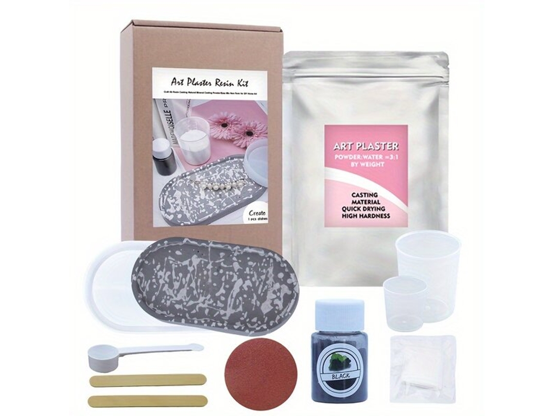 Gesso Artístico Com Moldes E Ferramentas Vayotoy