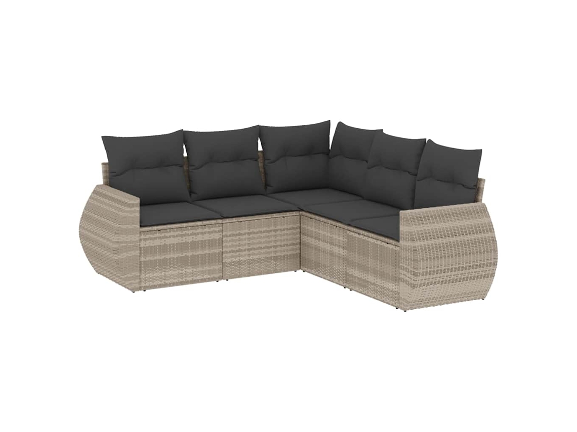 Garden Sofa Set, Garden Sofa Sets Vidaxl Cinzeto Rattan / Vime (n/a)