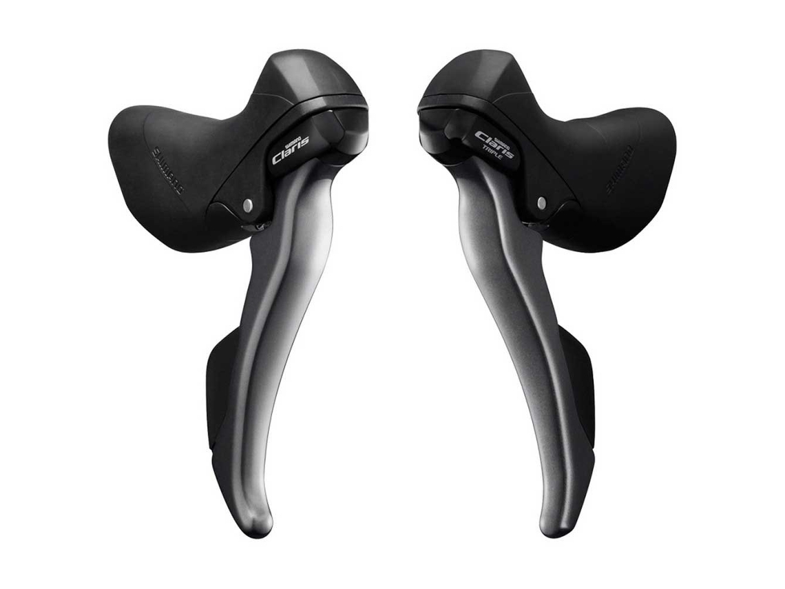 Alavanca de Freio Ajustada com Câmbio Claris R2000 Preto 3 X 8Sshimano