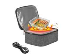 Lancheira Elétrica Portátil Aquecida Para Carro, Mini Bolsa Para Almoço Em Micro Ondas, Oxford, À Prova Dágua Slowmoose
