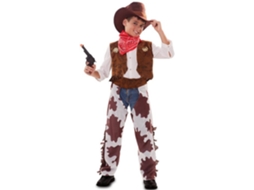 Fato de Menino DISFRAZZES Cowboy Castanho Infantil (Tam: 10 a 12 Anos)