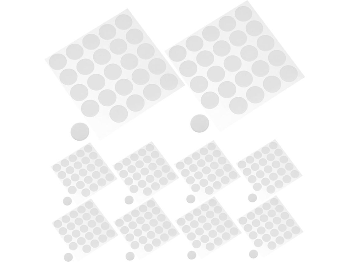 500 Unidades De Adesivos Transparentes Nano Em Formato Bolinhas, Dupla Face, Fortes E Removíveis, Para Pendurar Pôsteres