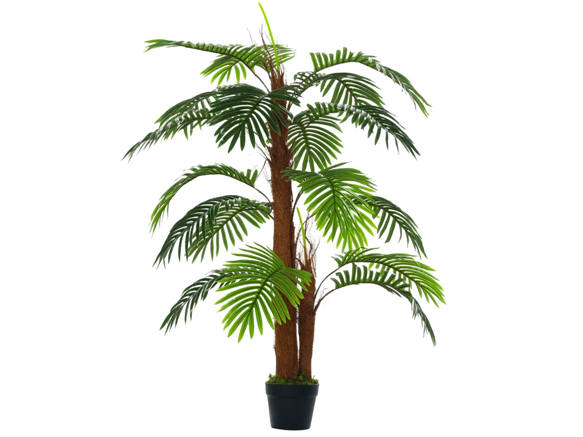 Palme Artificial 120 Cm para Decoração Interior e Exterior EOOCOO