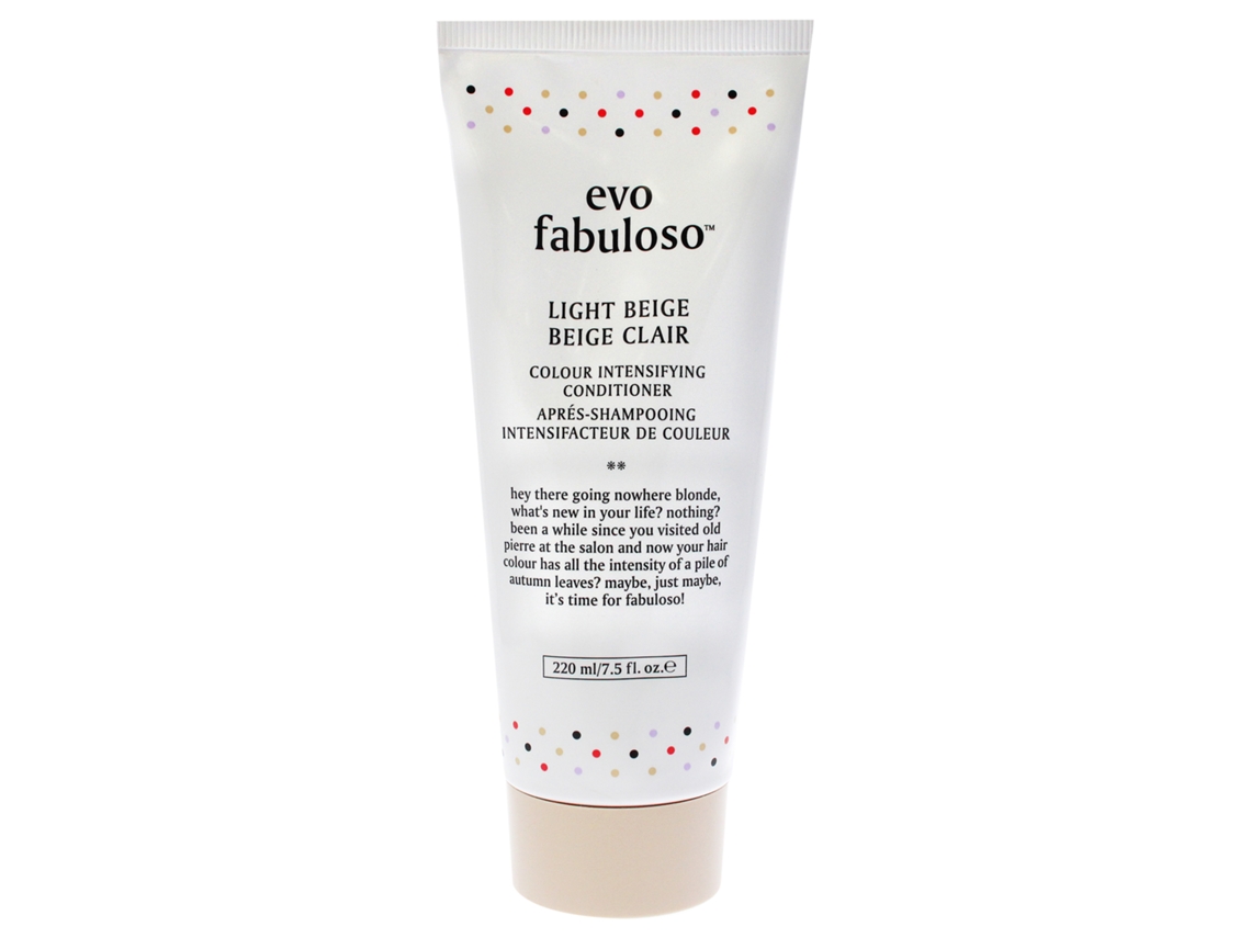 Evo Light Beige Colour Intensifying Conditioner For Women 7.5 oz Conditioner