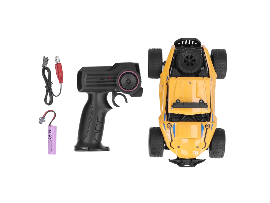 Mali carro de Controle Remoto Alta Velocidade 4wd Off Road Mini Drift para 6+ Anos (amarelo)