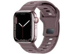 Bracelete Para Apple Watch 38/40/41/42mm Roxo Fumê Cuich