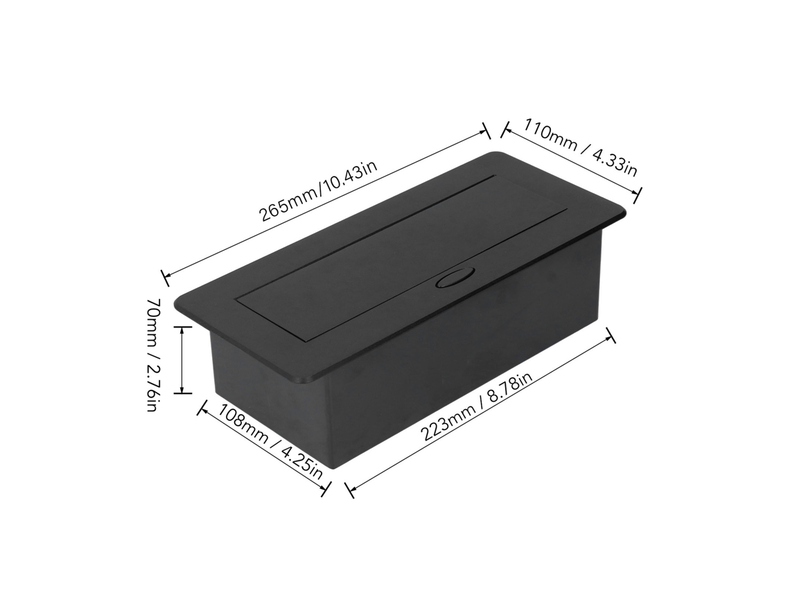 Tomada De Energia Embutida Com Portas Usb Para Mesa