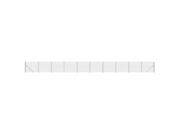Cerca de Malha de Arame com Flange 2.2X25 M Antracite VIDAXL