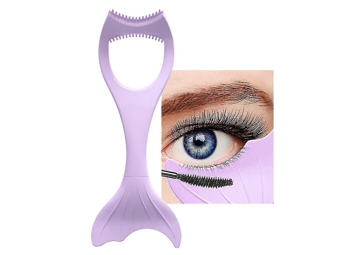 Peça Aplicador De Silicone Para Máscara De Cílios Sereia Pente Ferramenta Cosmética Ferramenta Para Cílios Reutilizável Everley891