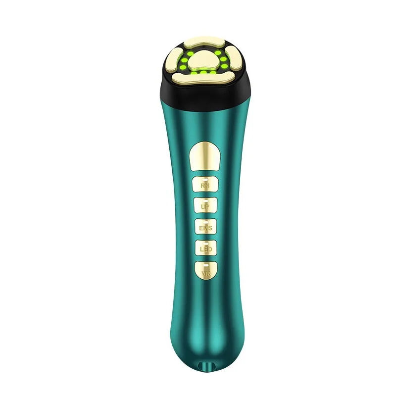 (verde) Dispositivo De Beleza Multifuncional Portátil Com Efeito Lifting Para Cuidados Terapêuticos Com A Pele.