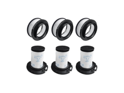 6 Filtros Hepa de Substituição para Aspiradores Pó Zr00907/zr009008/rh98xx/99xx BRILVIBERA (dianteiro e Traseiro)