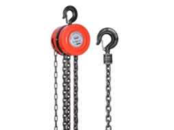 Talha De Corrente Manual Com Gancho Resistente, 1 Tonelada, 6m, Vermelho