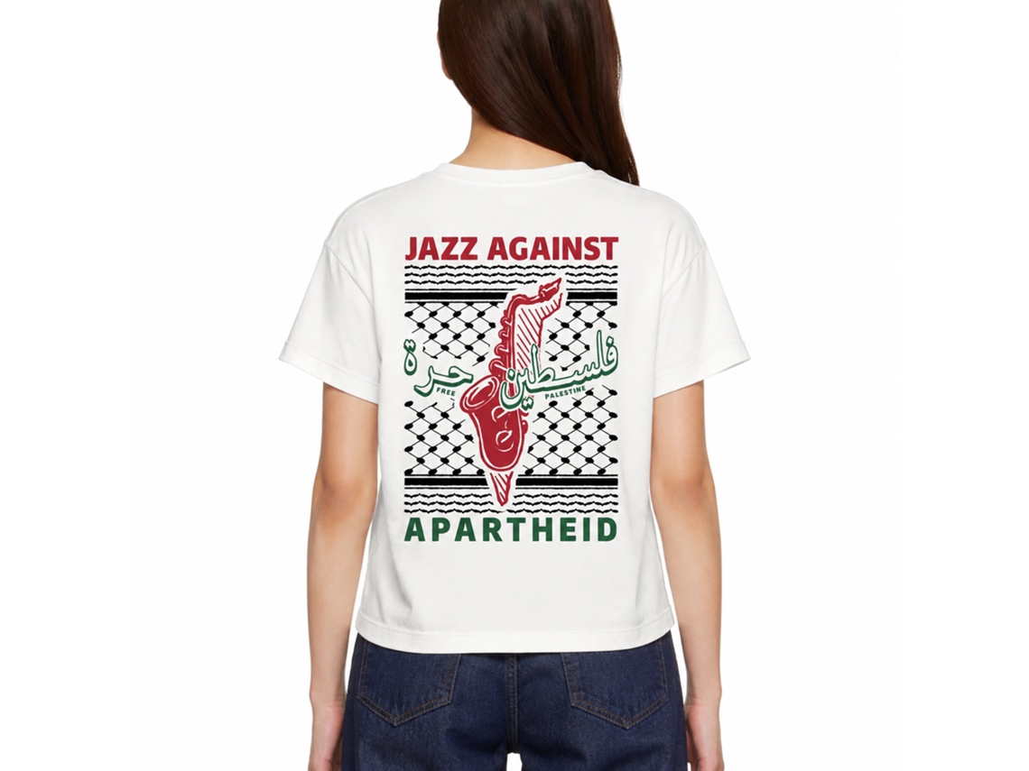 Rockinstone Jazz Against Apartheid Shirt Unique Designer Style