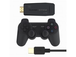 Consola Retro Game Stick Lite Hdmi Com 2 Comandos Sem Fios De 10.000 Jogos Clássicos Integrados Skyhe 2.4g Wcg Preto
