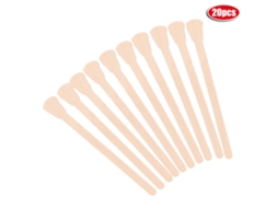 20 Palitos De Cera De Madera Desechables Aplicador