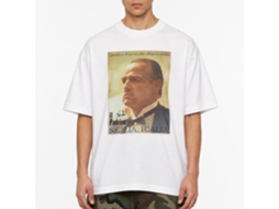 Rockinstone Godfather Poster White Adult T-shirt Size:xxl