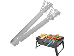 Pinça Para Churrasco – 29cm, Estilo Alemão, Em Aço Inoxidável, Acessório Multifuncional Para Cozinhar