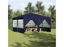Vidaxl Tenda De Festa Azul 400 X 400 X 266 Cm Polietileno