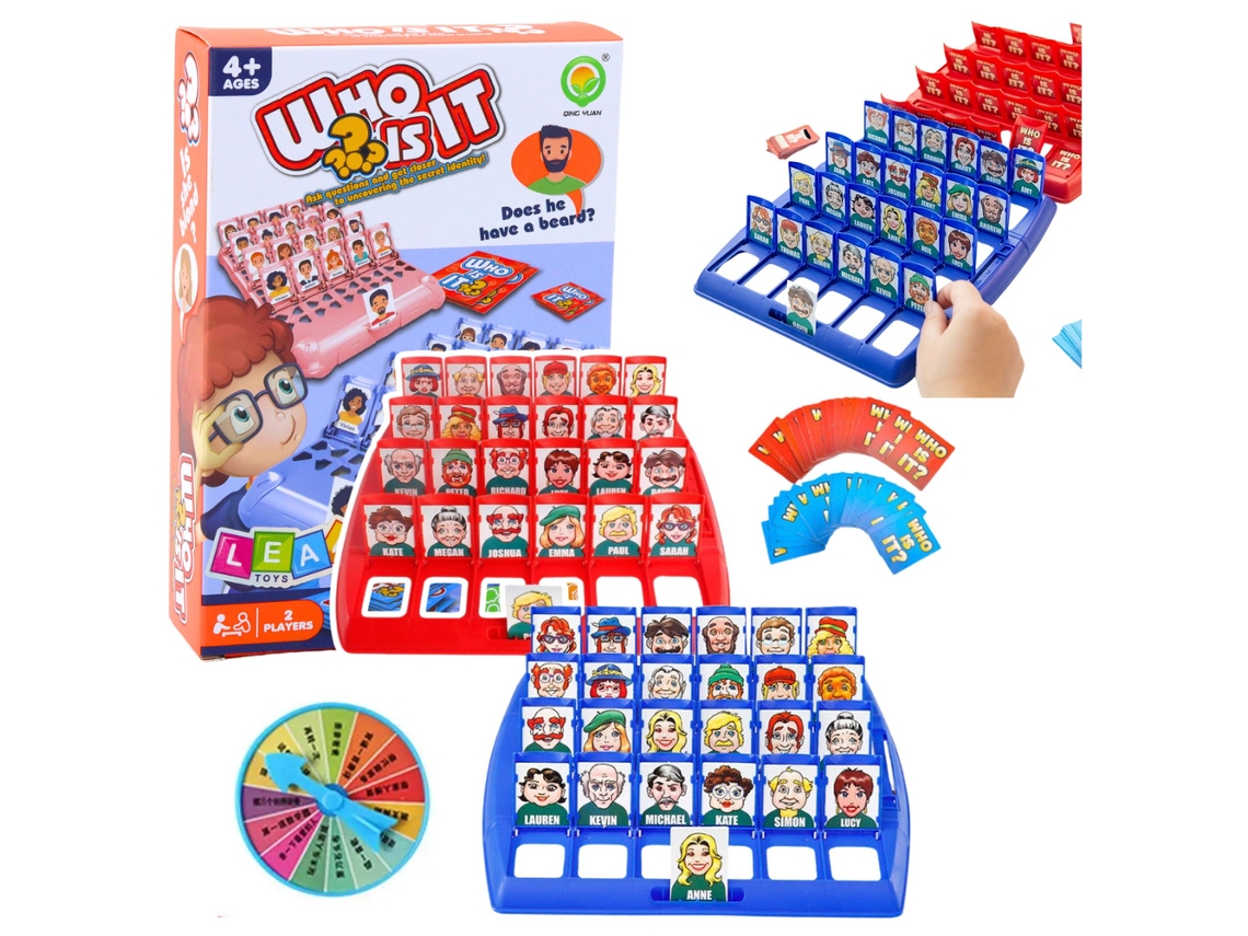 Jogo De Lógica Para Família Adivinha Quem? Mini Viagem 2 Bandeja B.active
