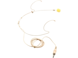Fones De Ouvido Bege Com Qualidade De Som Superior, Microfone Embutido E Design Elegante.