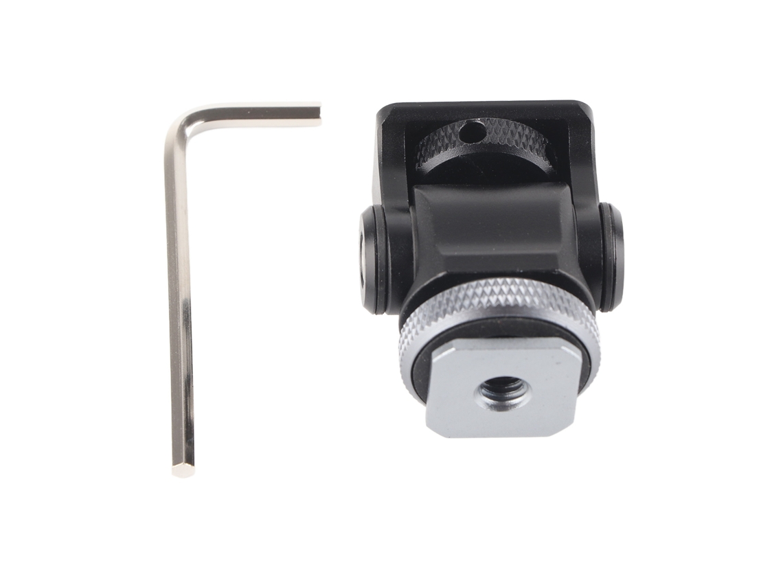 Suporte De Flash De Monitor E Microfone Com Montagem Sapata Quente, Parafuso De 1/4 Polegadas