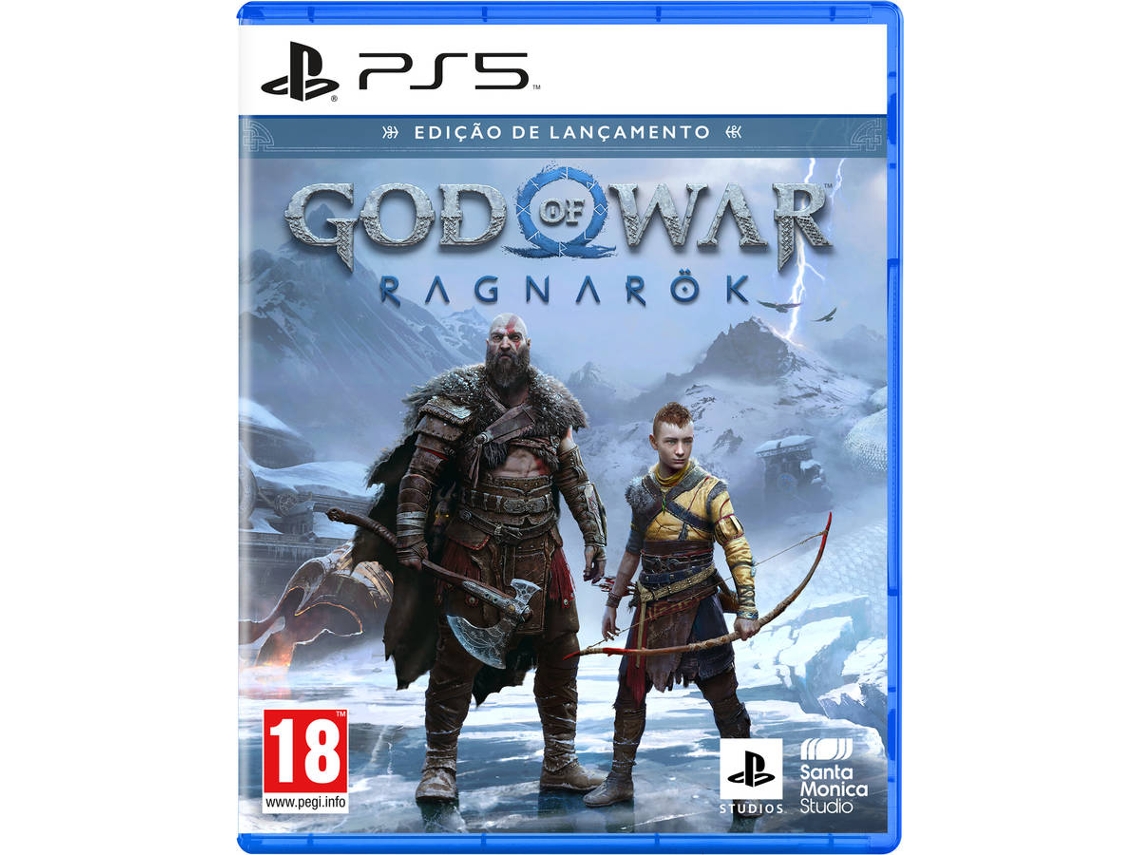 God of War Ragnarök para PS5 Edição de Lançamento Pré-venda