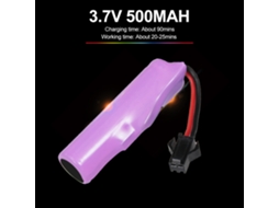 Mali bateria Recarregável Lipo 3.7v 500mah com Cabo de Carregamento para Carro Rc Stunt 1/28 2.4ghz