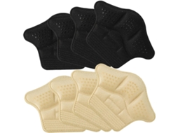 Calcanhares Autoadesivos, 4 Pares, Espuma E Silicone, Reutilizáveis E Flexíveis Para Calçados Esportivos Caminhada