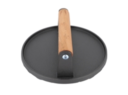 Prensa para Carne LAXISCREED Ferro Fundido Mão de Madeira