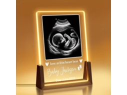 Luminária Noturna Ultrassom Personalizada – Decoração de Quarto