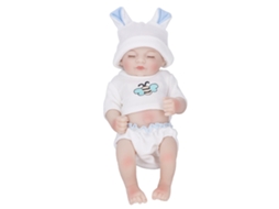 Mali boneco Bebê Menina Simulado Silicone Macio Toque Verdadeiro À Prova D'água Presente Perfeito 28cm