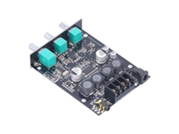 Laxiscreed Placa De Amplificador De Áudio Com Bluetooth, Controle De Volume E Equalização Baixo E Alto