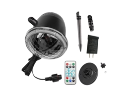 Laxiscreed Projetor Led À Prova D'água Com Controle Remoto Para Iluminações Natalinas