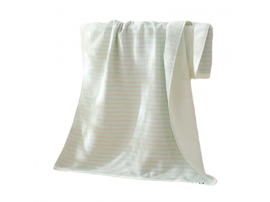 Conjunto de 2 Toalhas de Banho Macias Classic Resort Collection, 70x140, Luxo, Felpudas, Absorventes, Algodão, Tamanho Grande, Verde AQUAFORGE