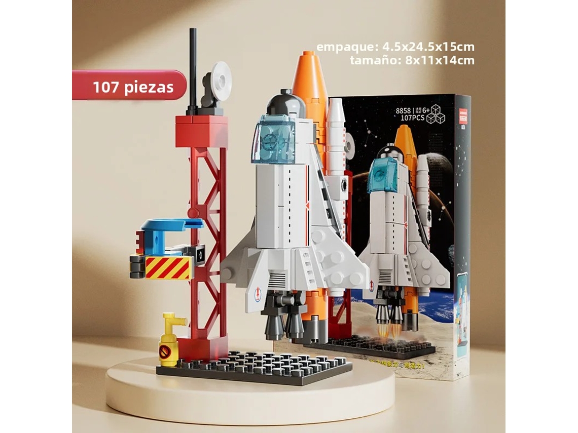 Conjunto de Montagem de Modelo do Centro de Lançamento Lunar e da Nave Espacial MDUG (estilo 3)